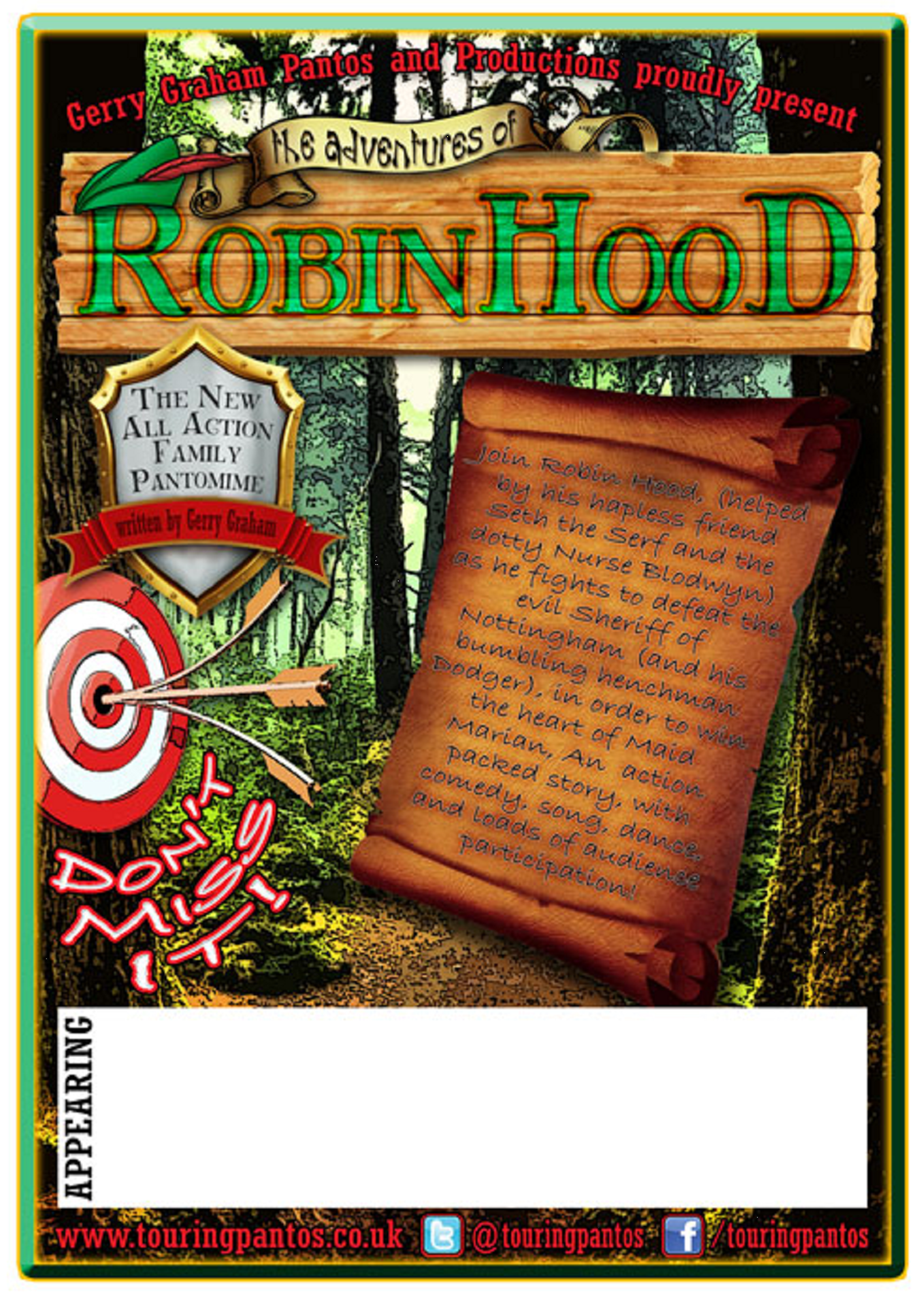 Robin Hood touring panto